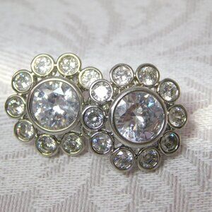 Vintage Diamond Cluster Studs